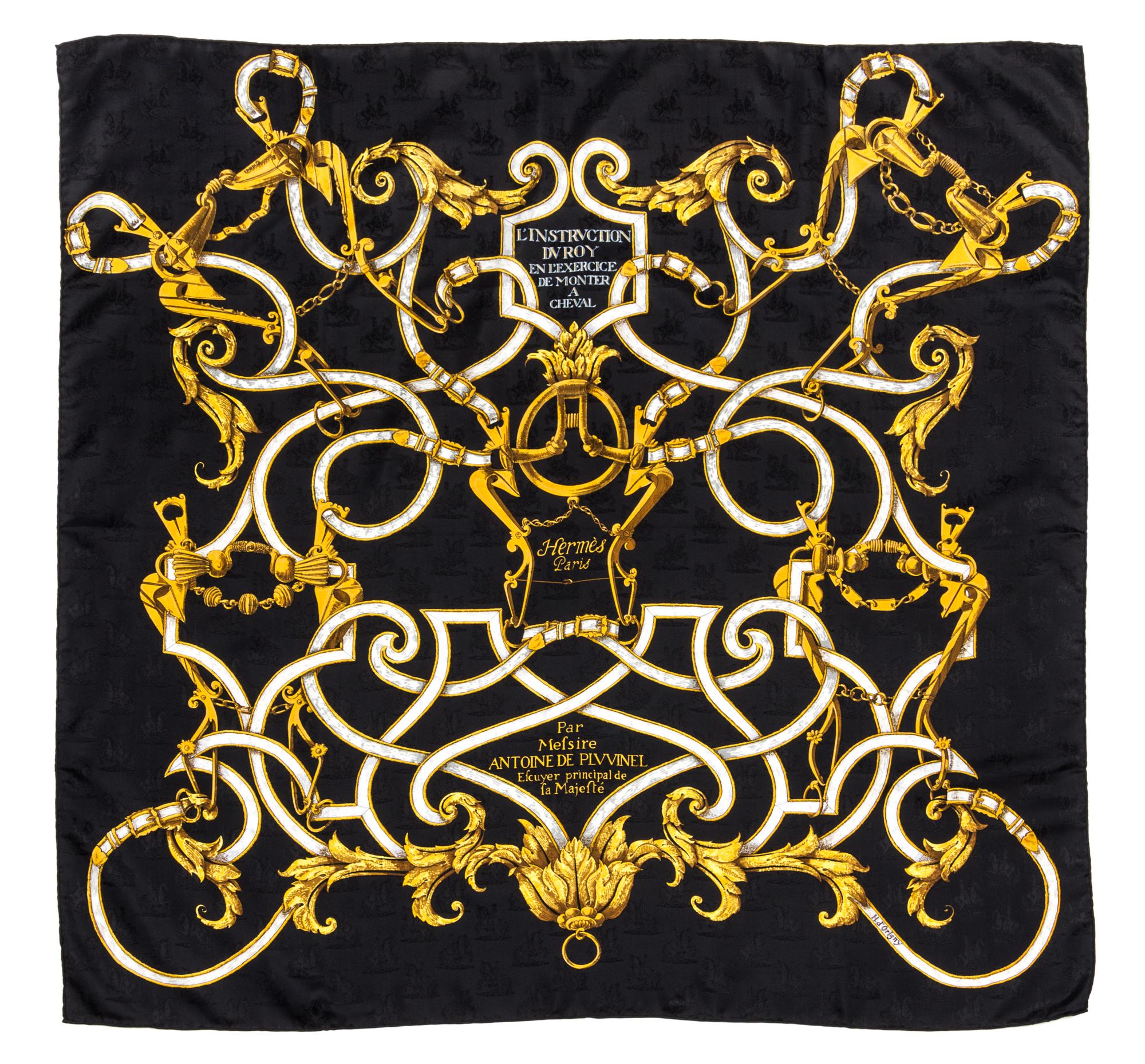 An Hermes 90cm Silk Scarf, 36"x36".