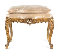A Régence Style Giltwood Tabouret