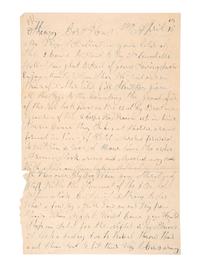 [CIVIL WAR]. Manuscript archive of Sergeant Hamilton Ballentine (1833-1920), Co. K, 6th Pennsylvania Cavalry, "Rush's Lancers," featuring battle content from key engagements and descriptions of "Sheridan's Raiders."