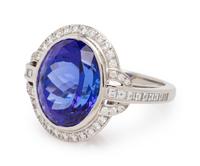 Tiffany & Co., Tanzanite and Diamond Ring