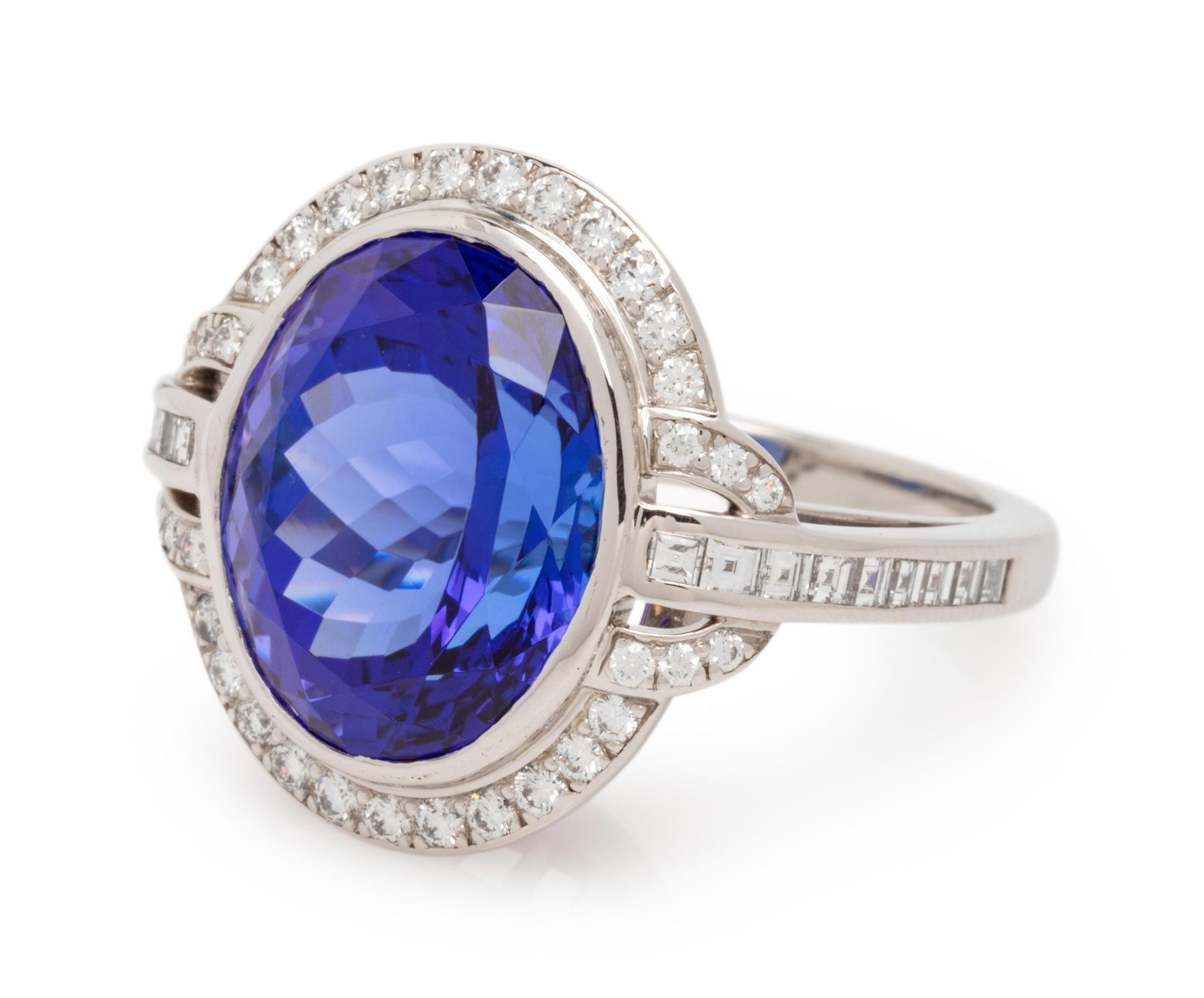 Tiffany & Co., Tanzanite and Diamond Ring