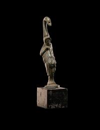 A Roman Bronze Herm Finial