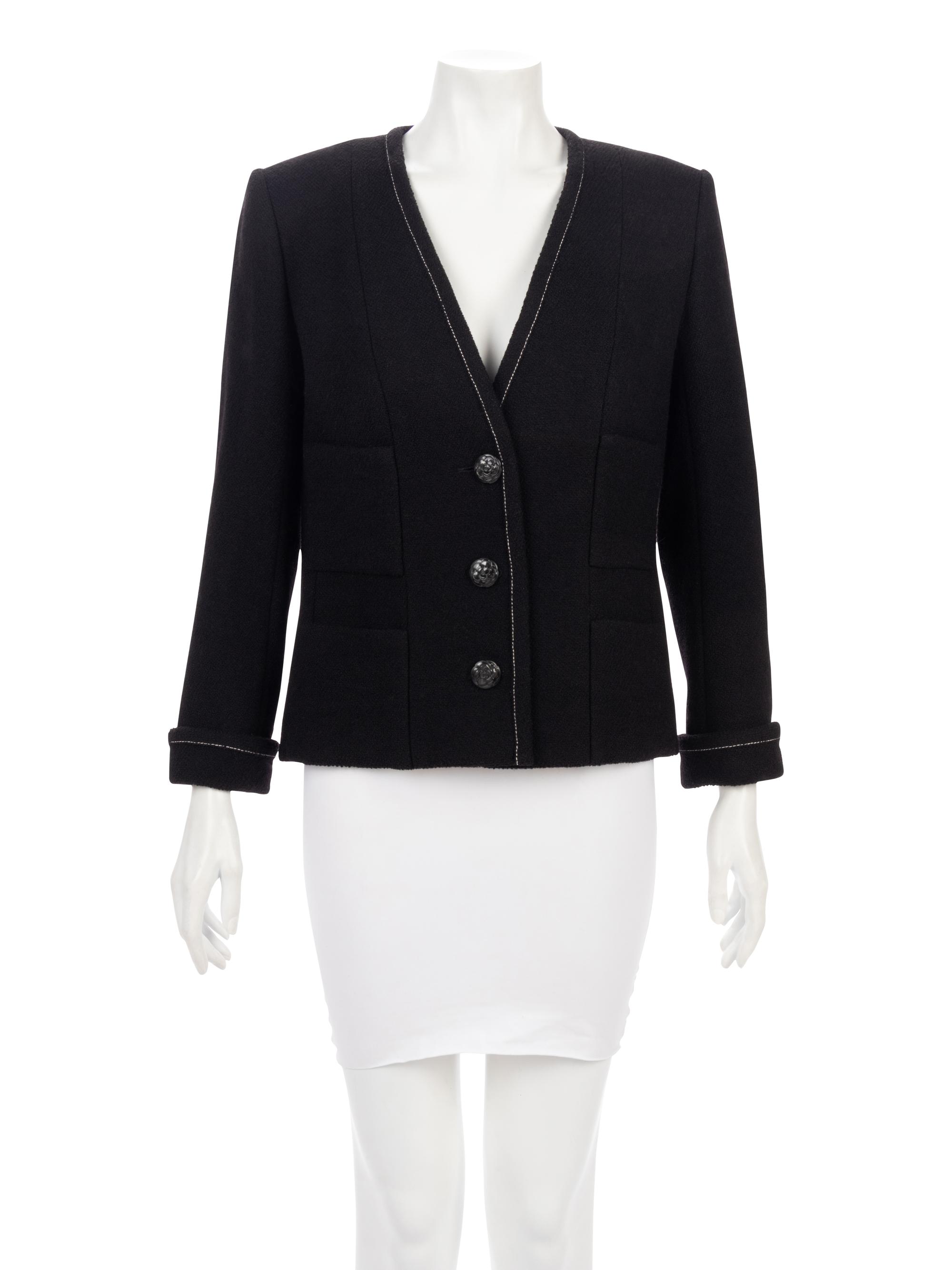 Three Chanel Pieces: One Two-Piece Skirt Suit, One Jacket, 1998