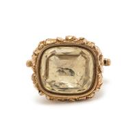 CITRINE FOB PENDANT