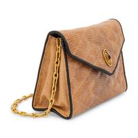 Chanel, Mini Flap Bag in Brown Lizard
