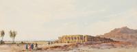 Three Views of Egypt (Thebes, Karnak, and Luxor) , 1893