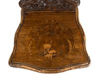 A Black Forest Carved Musical Chair