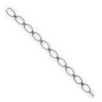 Blue Topaz and Diamond Bracelet