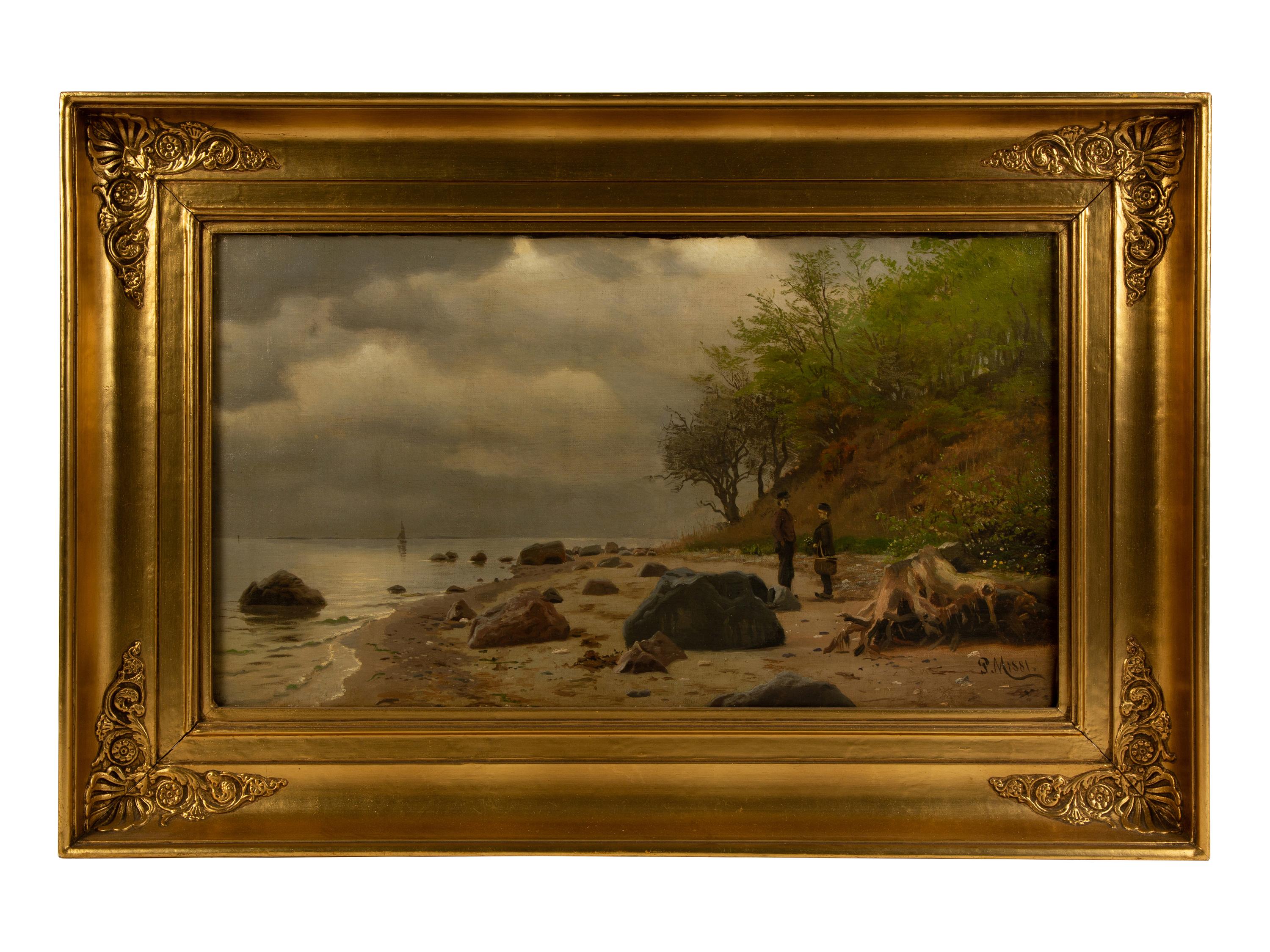 Two Figures by the Sea