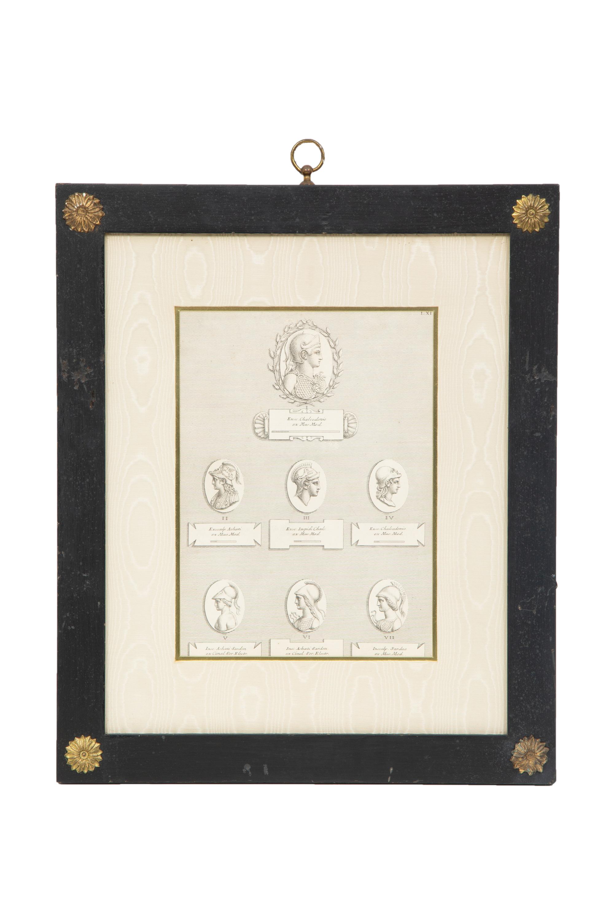 Four Copper Plate Engravings by Giovanni Domenico Campleglia (Italian, 1692-1768)