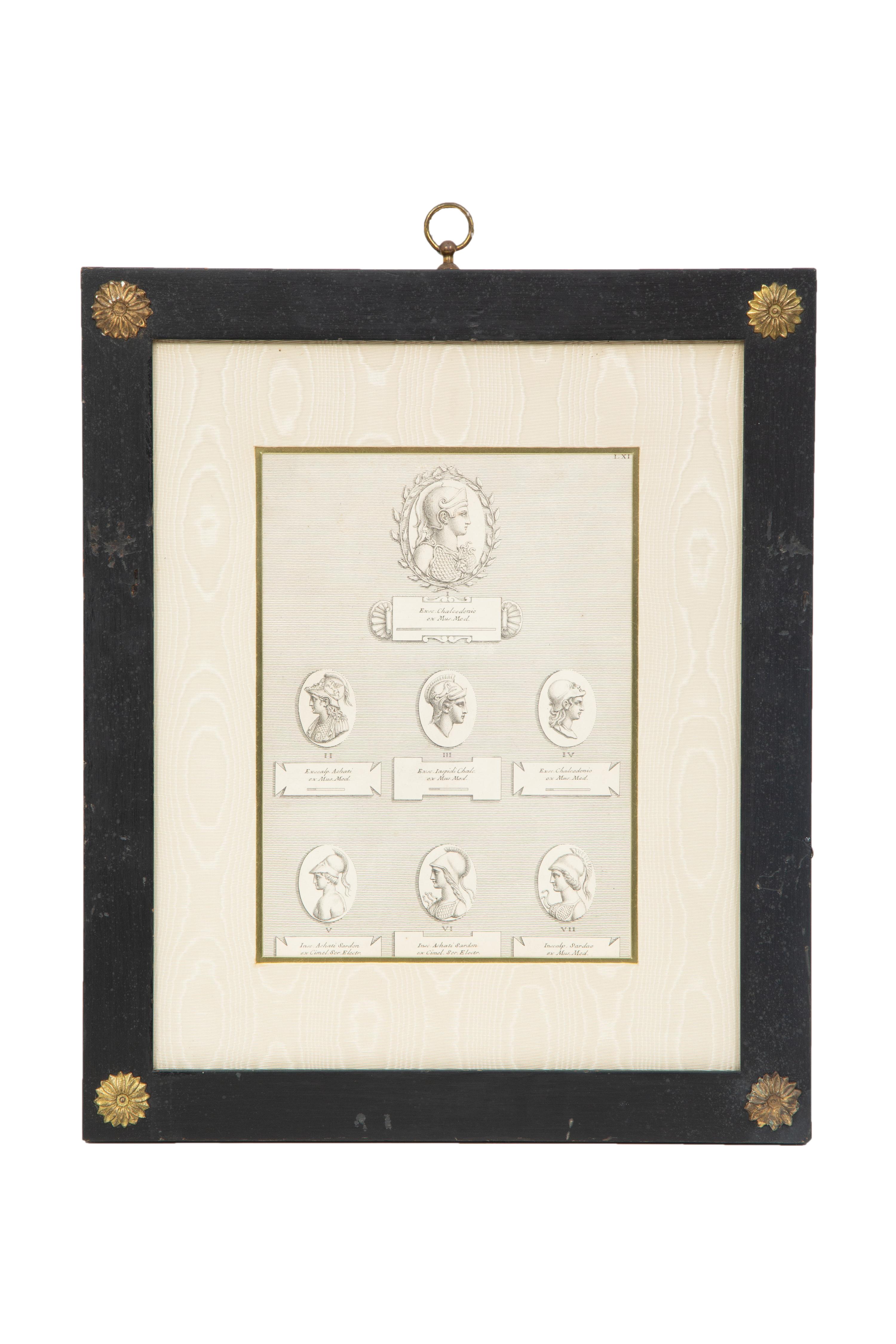 Four Copper Plate Engravings by Giovanni Domenico Campleglia (Italian, 1692-1768)