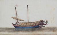 Chinese School, (19th Century), Three Works Depicting Junks and Barges