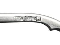 A Cased Russian Enameled Silver Spoon Set