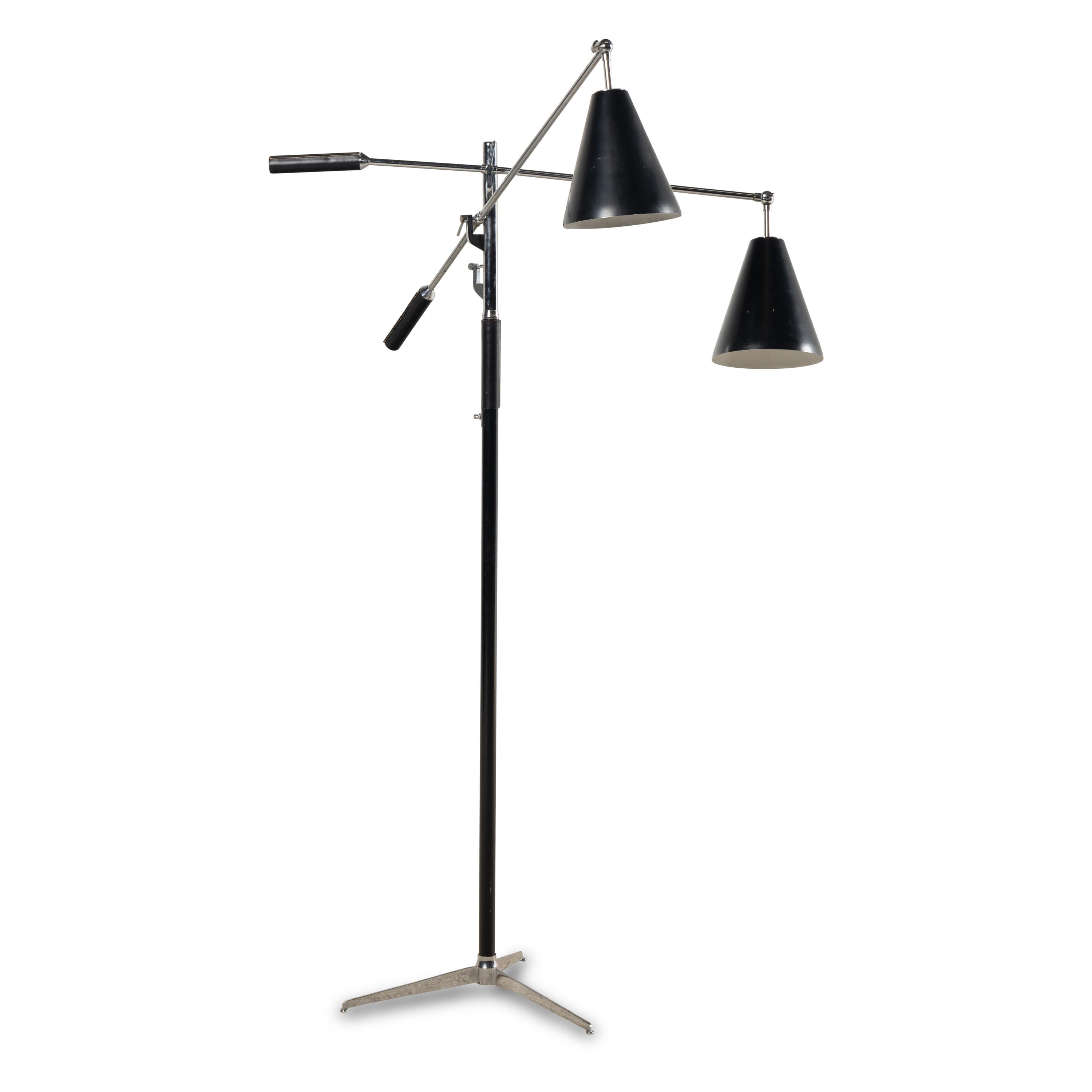 after Angelo Lelii 20th Century — Floor lamp, Italy