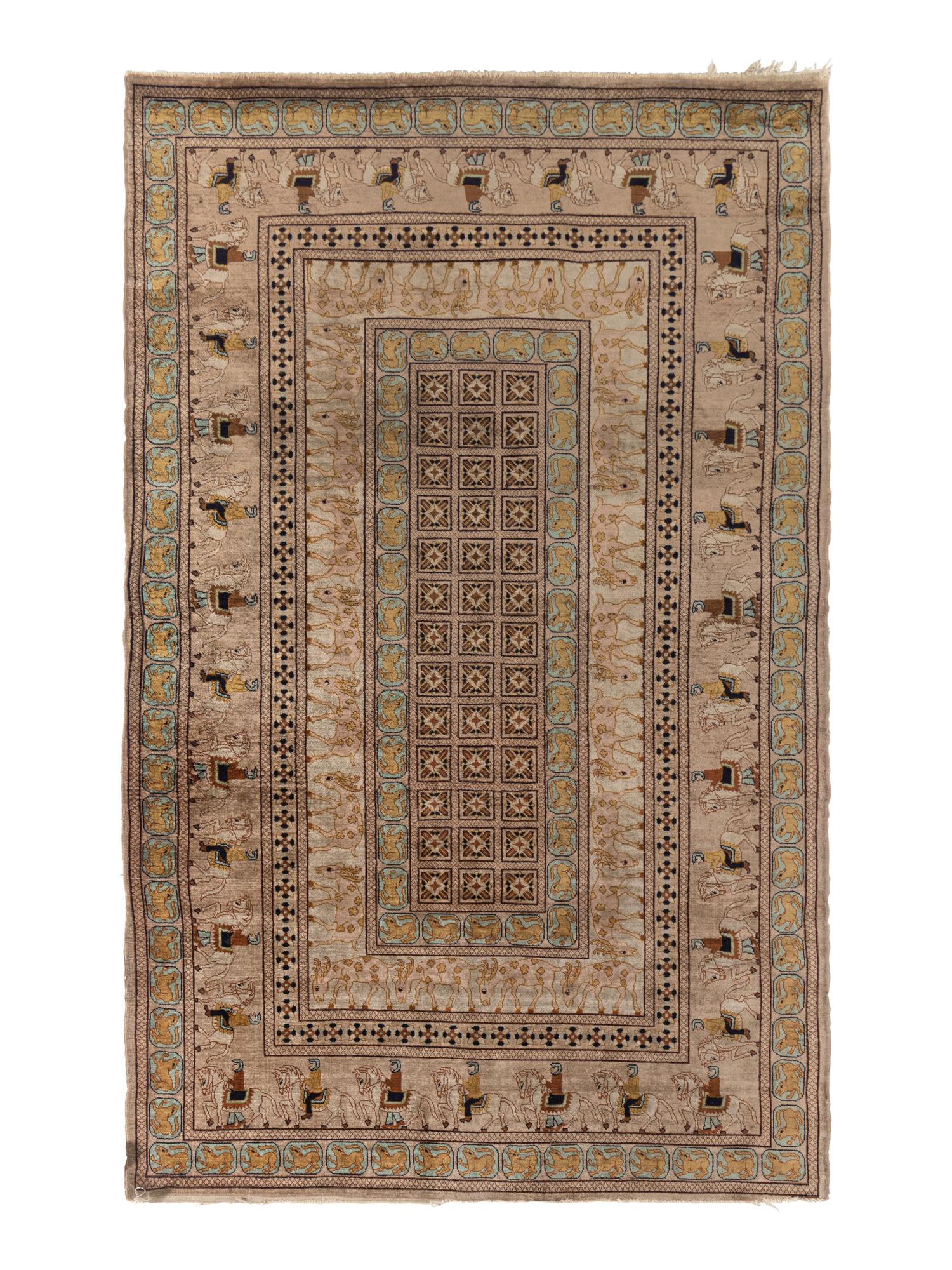 An Indo-Persian Processional Rug (Release to Matt Goldstein)