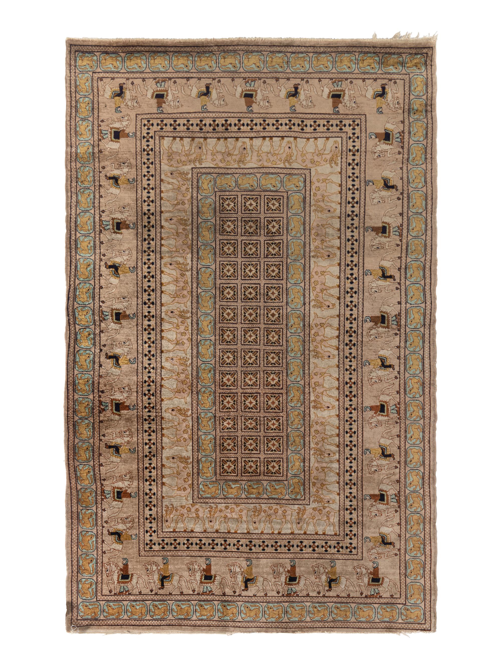 An Indo-Persian Processional Rug (Release to Matt Goldstein)