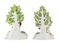 A Pair of Chelsea Porcelain Figures