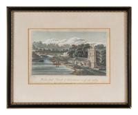 A Group of Eight Hand Colored Topographical Engravings