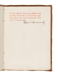 [ROYCROFTERS]. EMERSON, Ralph Waldo. (1803-1882). The Essay on Friendship. East Aurora, NY: The Roycrofters, 1899.