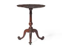 A fine George III carved mahogany candlestand, circa 1760