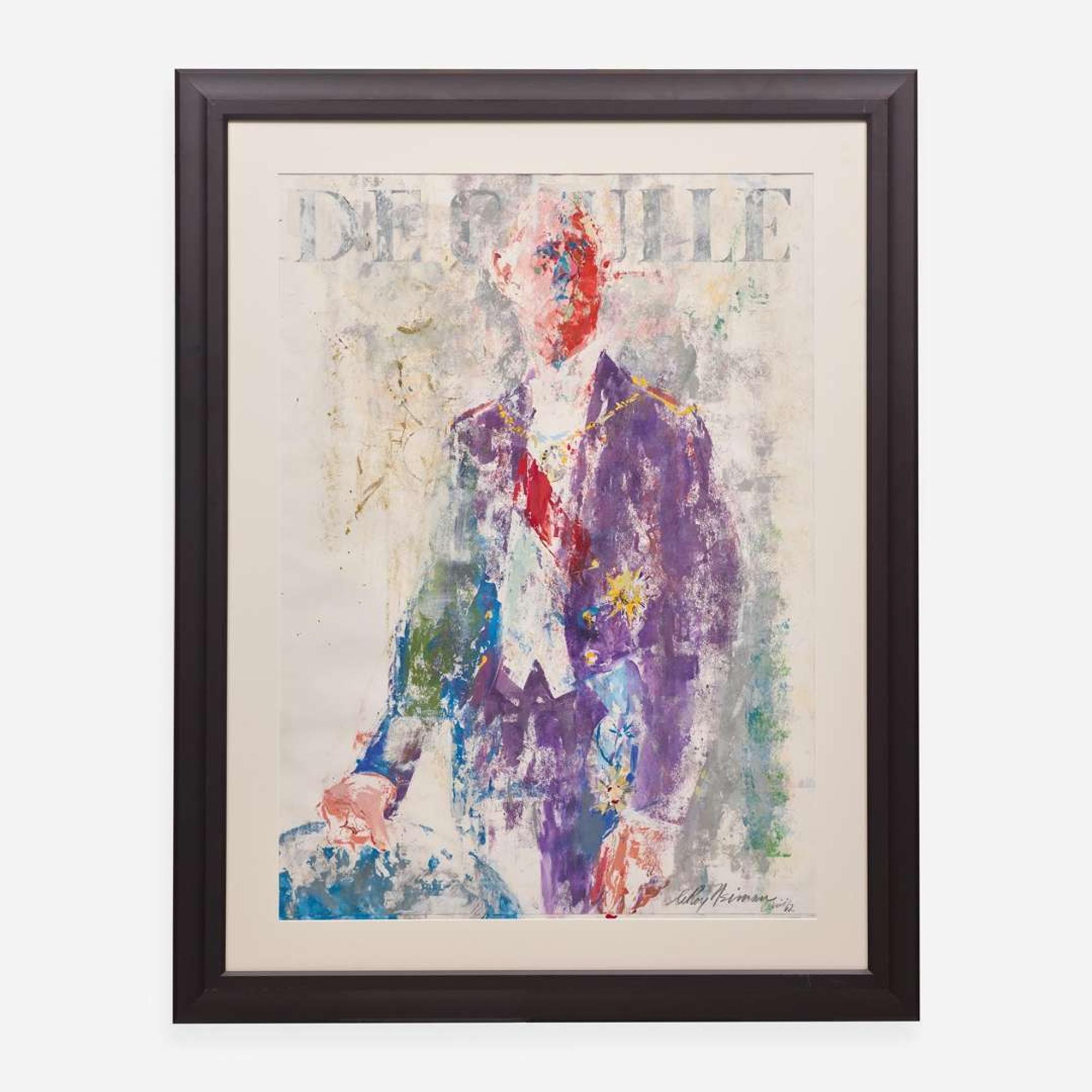 LeRoy Neiman (American, 1921-2012) Charles de Gaulle