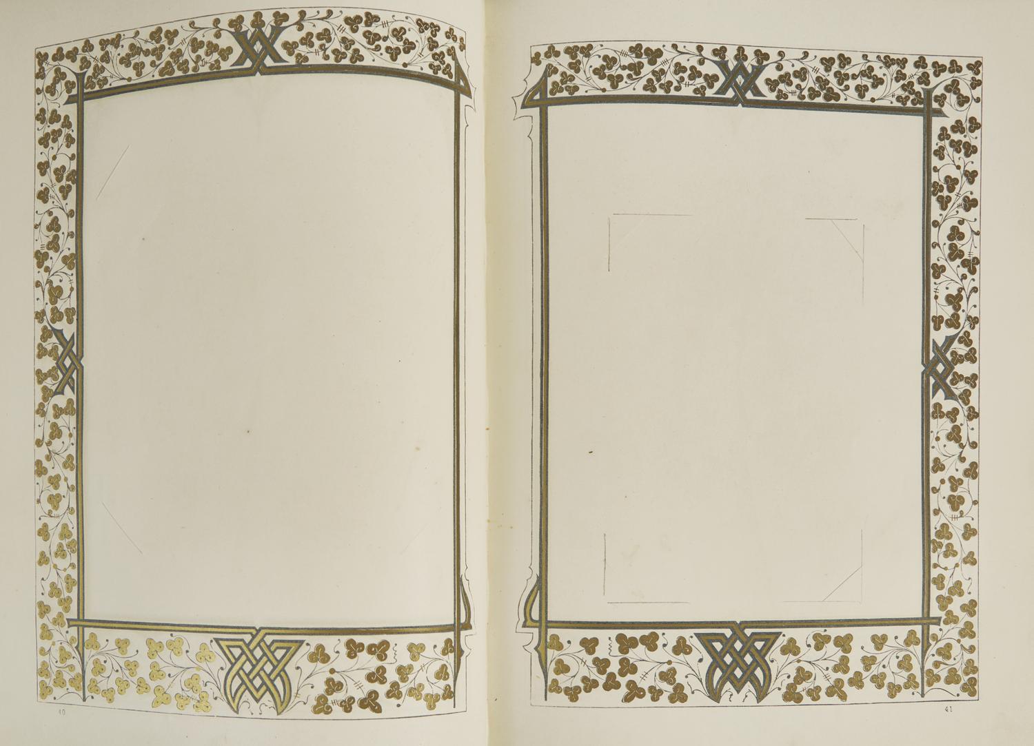 (Jones, Owen). Illuminated Manuscript Book
