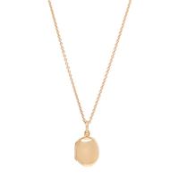 TIFFANY & CO., YELLOW GOLD LOCKET NECKLACE