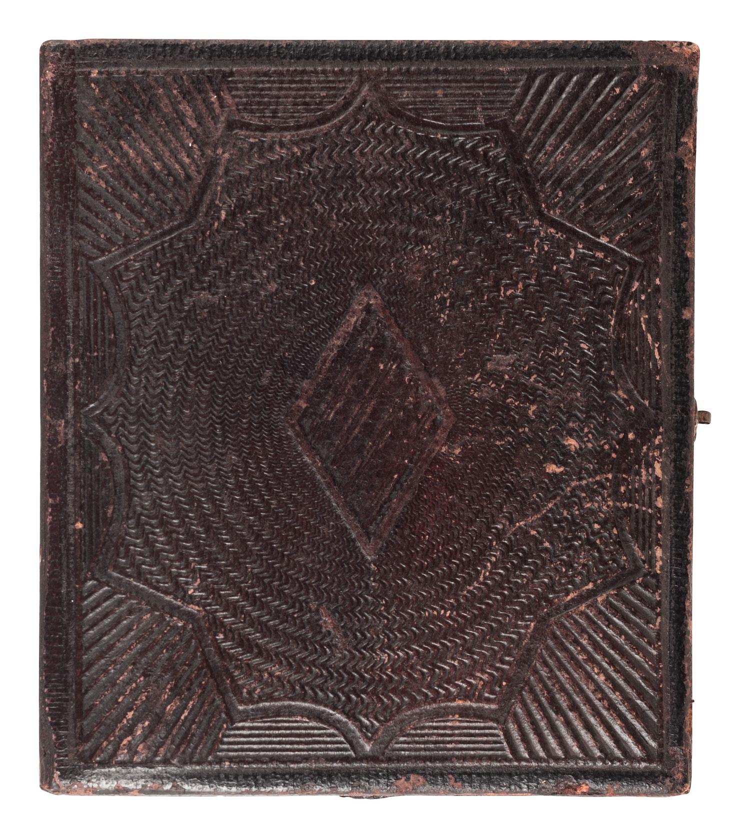 [MILITARIA - EARLY PHOTOGRAPHY]. Sixth plate daguerreotype of a lieutenant of infantry. Ca mid-1850s.