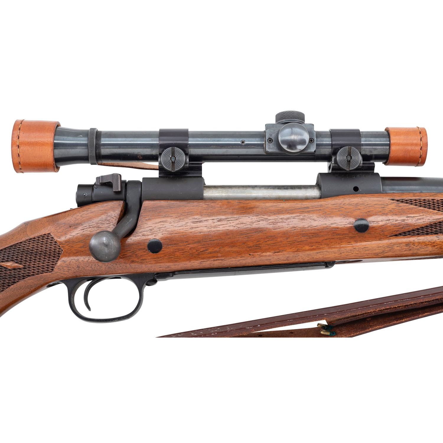 ** Winchester Model 70 with Lyman Alaskan Scope