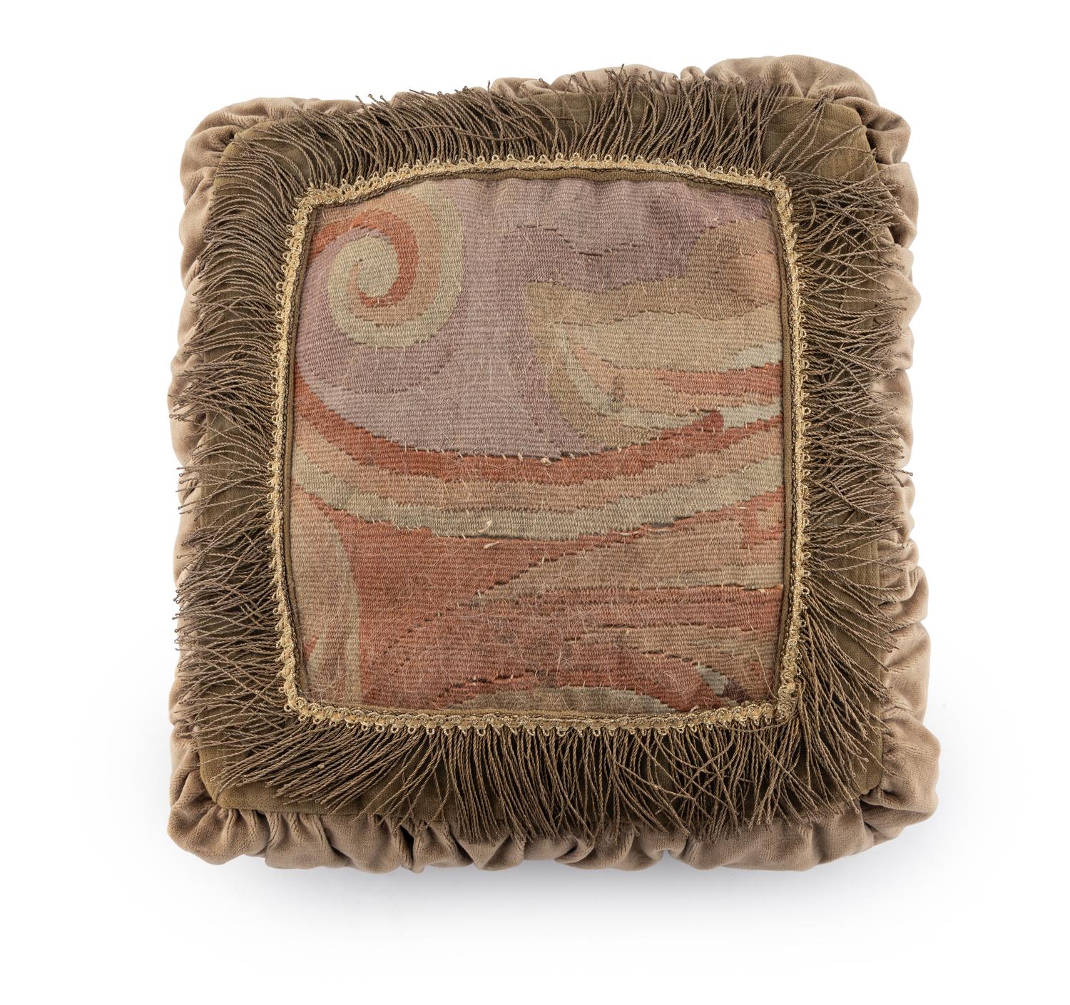 A Group of Three Tapestry Throw Pillows