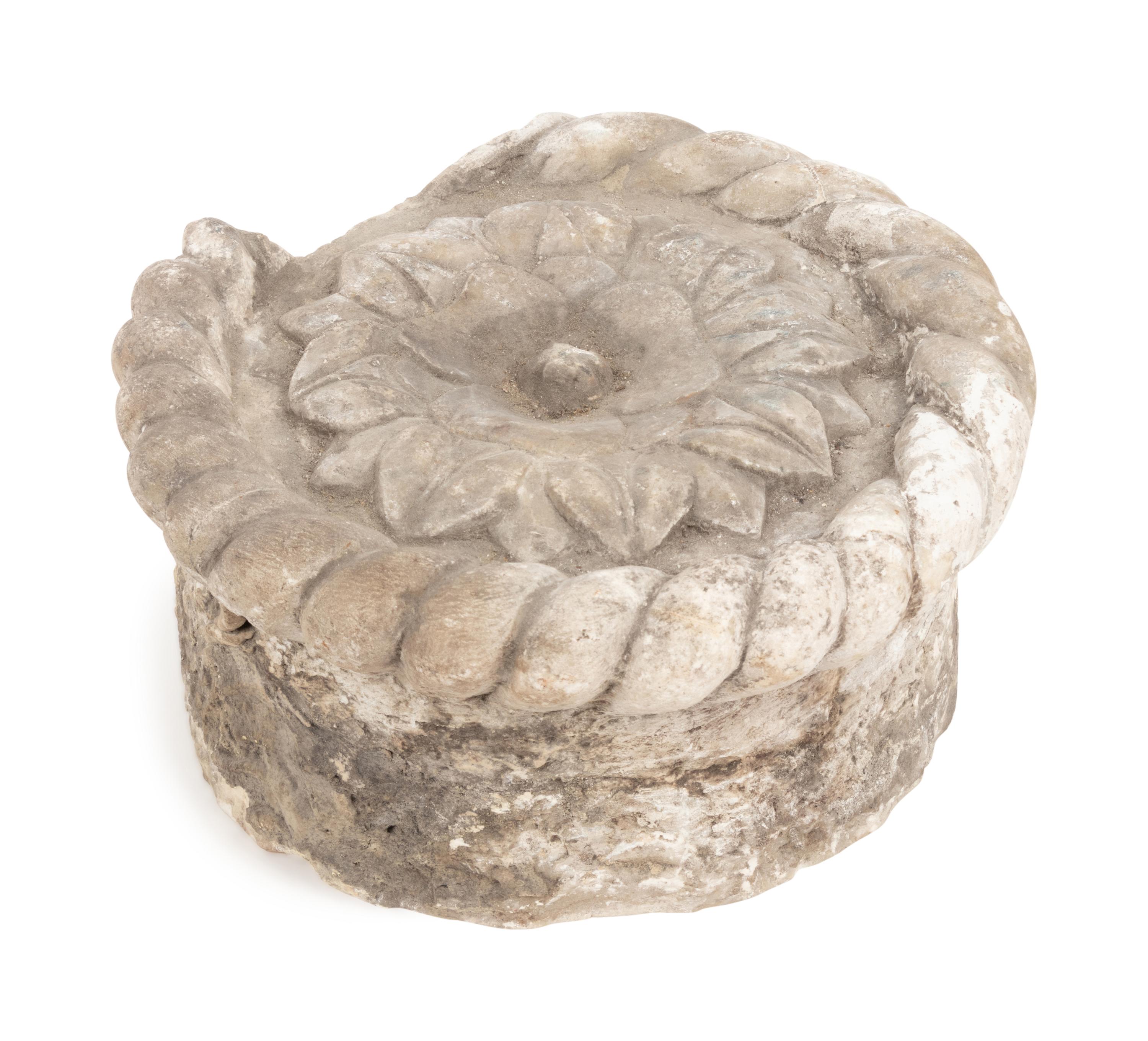 A Group of Three Italian Marble Column Fragments