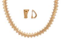 COLLECTION OF YELLOW GOLD JEWELRY