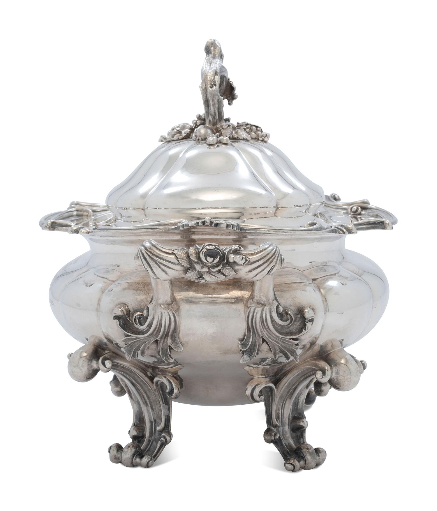 A Victorian Silver Presentation Tureen