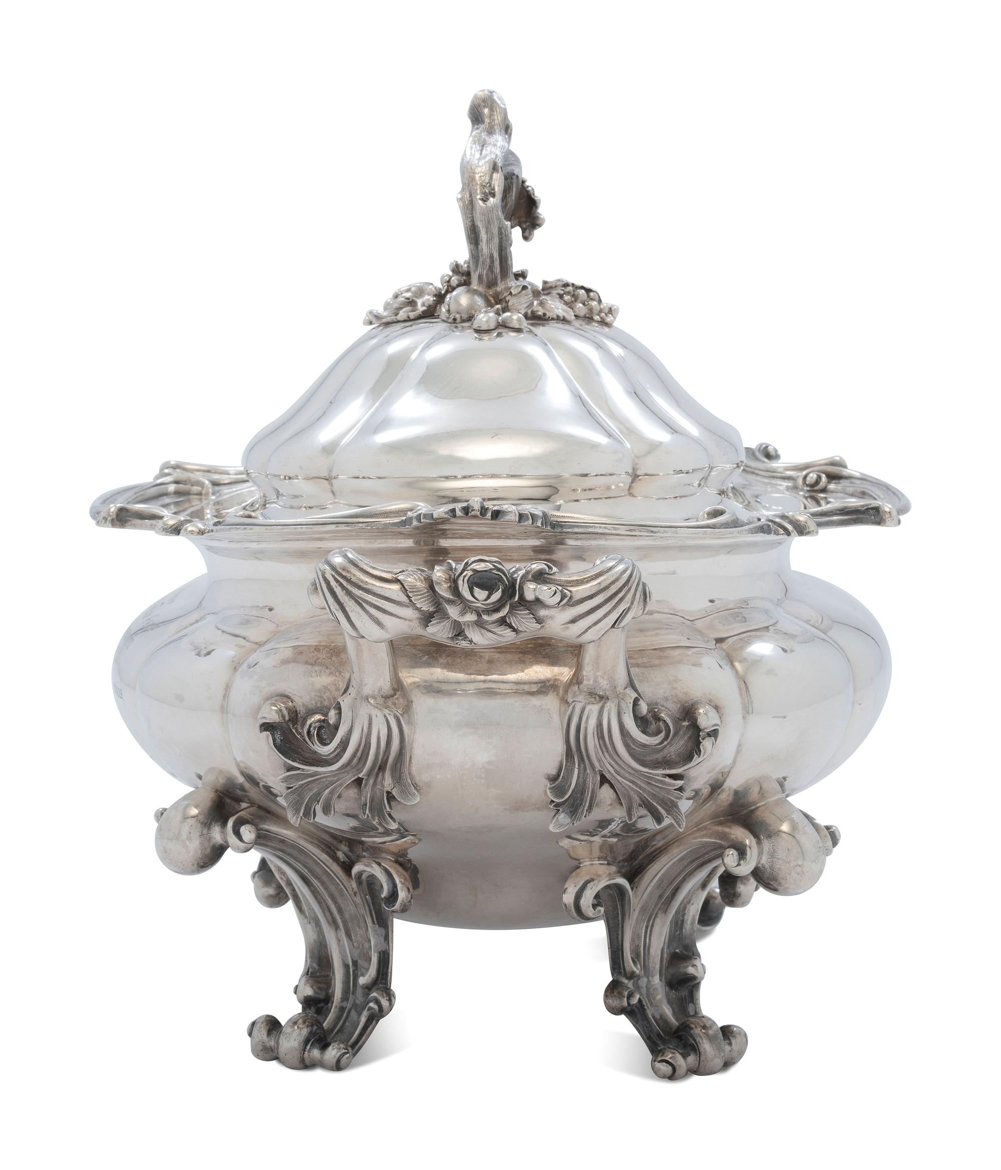 A Victorian Silver Presentation Tureen