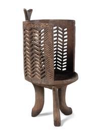 A Carved African Chair