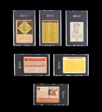 A Collection of Mickey Mantle SGC Graded Baseball Cards