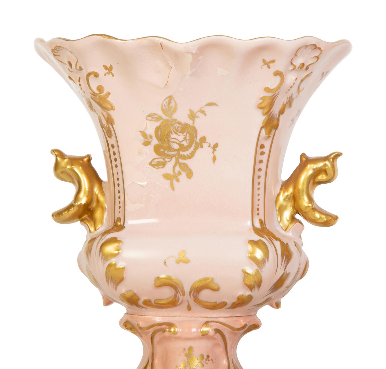 A Pair of Paris Porcelain Urns