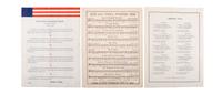 [WILLKIE, Wendell (1892-1944)]. A group of broadsides, sheet music, and campaign ephemera, comprising: