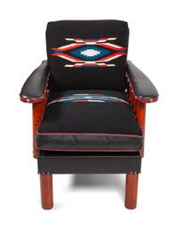 Spindle Sided Club Chair