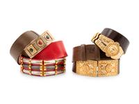 Four Judith Leiber Belts