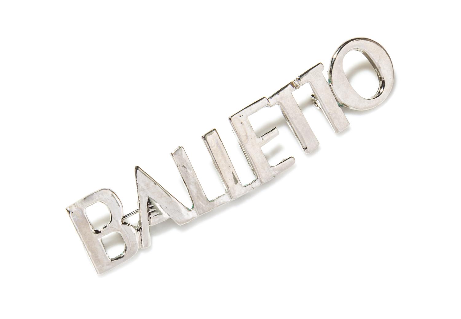A Gianni Versace "Balletto" Brooch, 4" x .75".