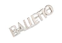 A Gianni Versace "Balletto" Brooch, 4" x .75".