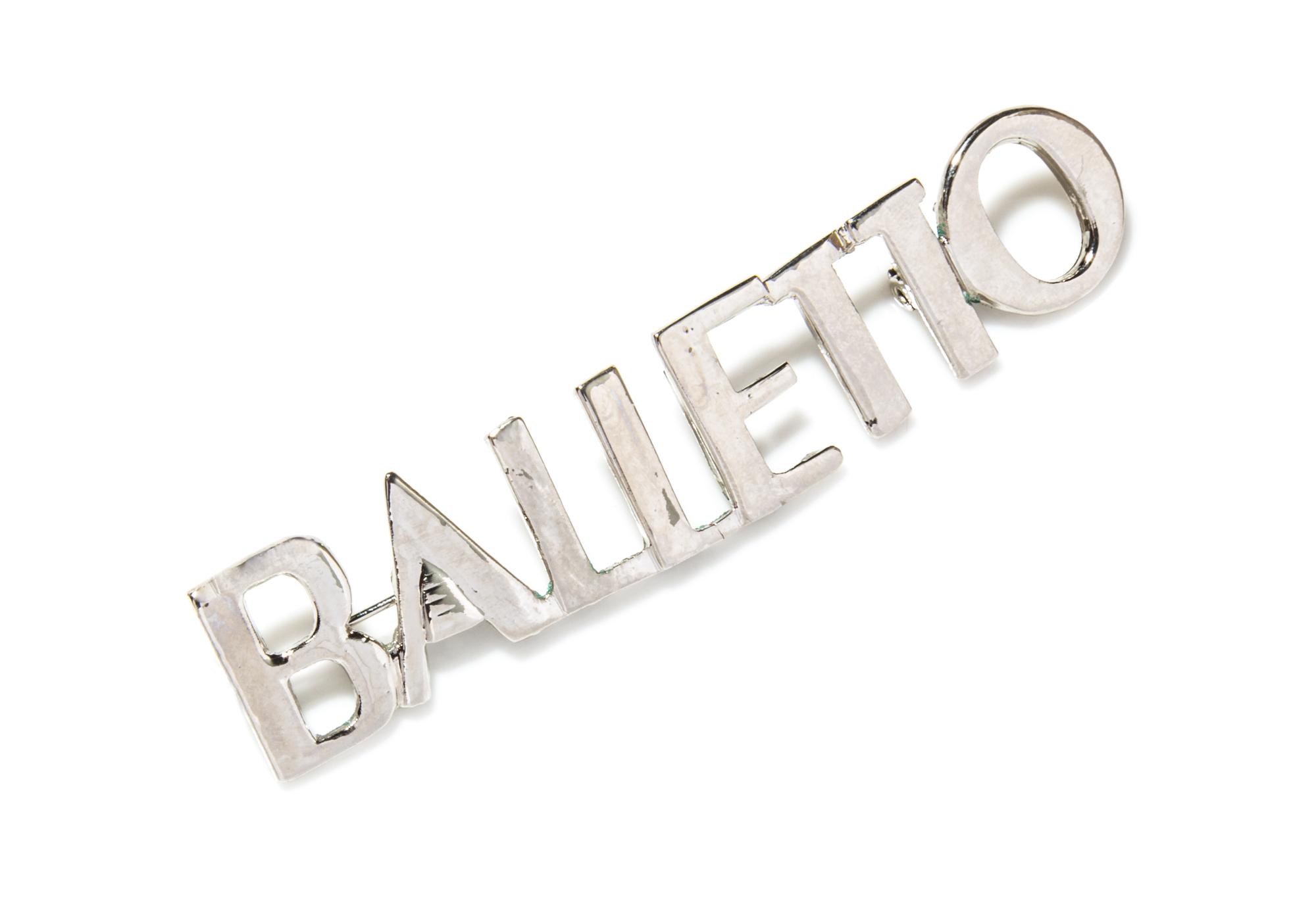 A Gianni Versace "Balletto" Brooch, 4" x .75".