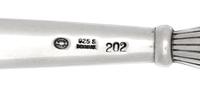 An Oscar Gundlach Pedersen for Georg Jensen Silver and Carnelian Letter Opener