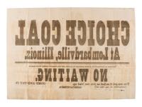 [ADVERTISING]. A group of 19th-century broadsides, handbills, and other advertising-elated ephemera.