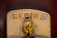 A Regina 'Rookwood ' Paint Decorated 20 Inch Drum Music Box