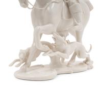 A Group of Twelve Nymphenburg Porcelain Equestrian Groups