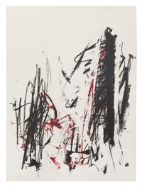 Joan Mitchell, (American, 1925-1992), Arbres (Black and Red), 1991-92