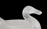 A Pair of Chinese Carved Rock Crystal Ducks