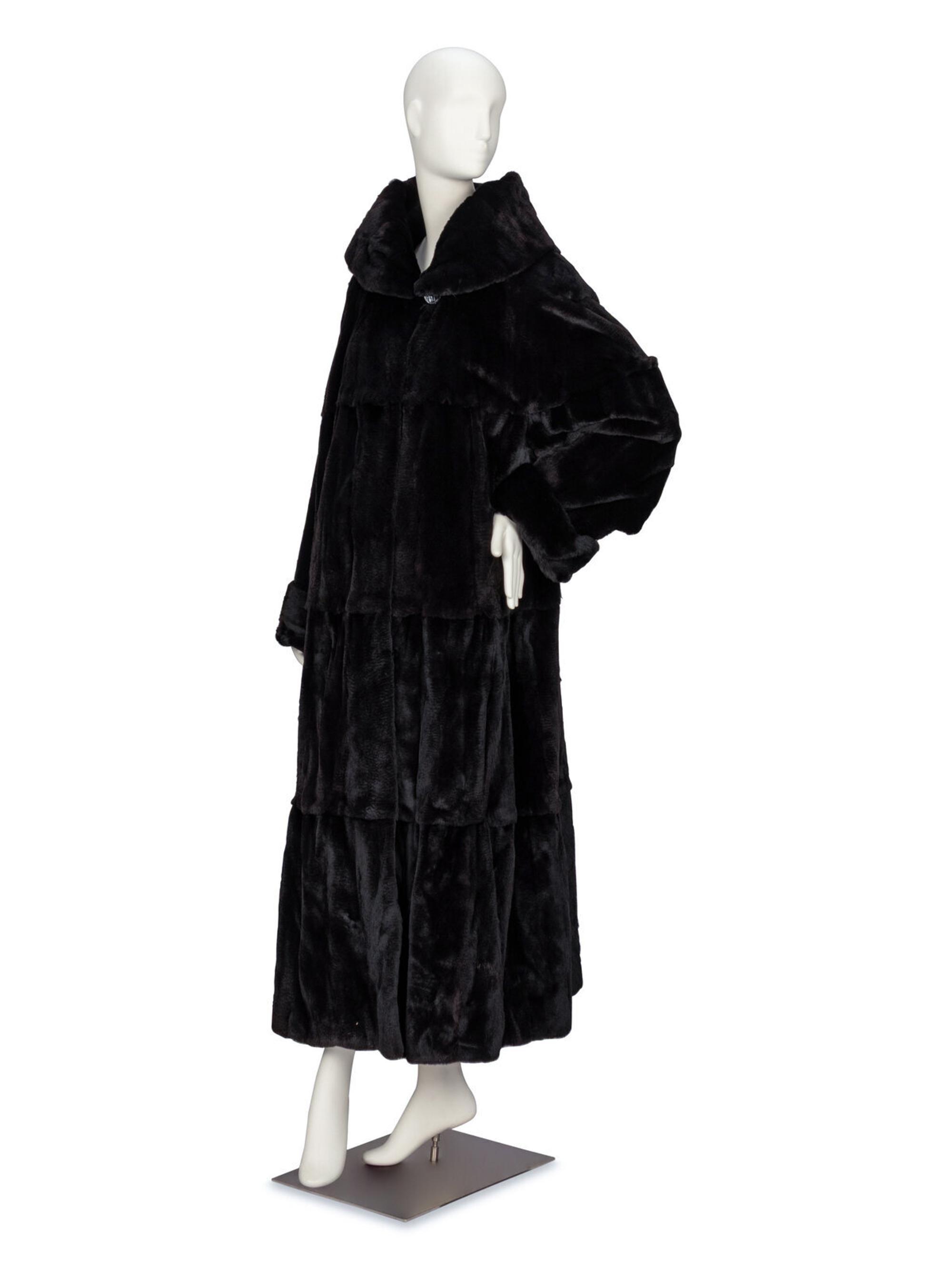 A Sheared Mink Fur Coat